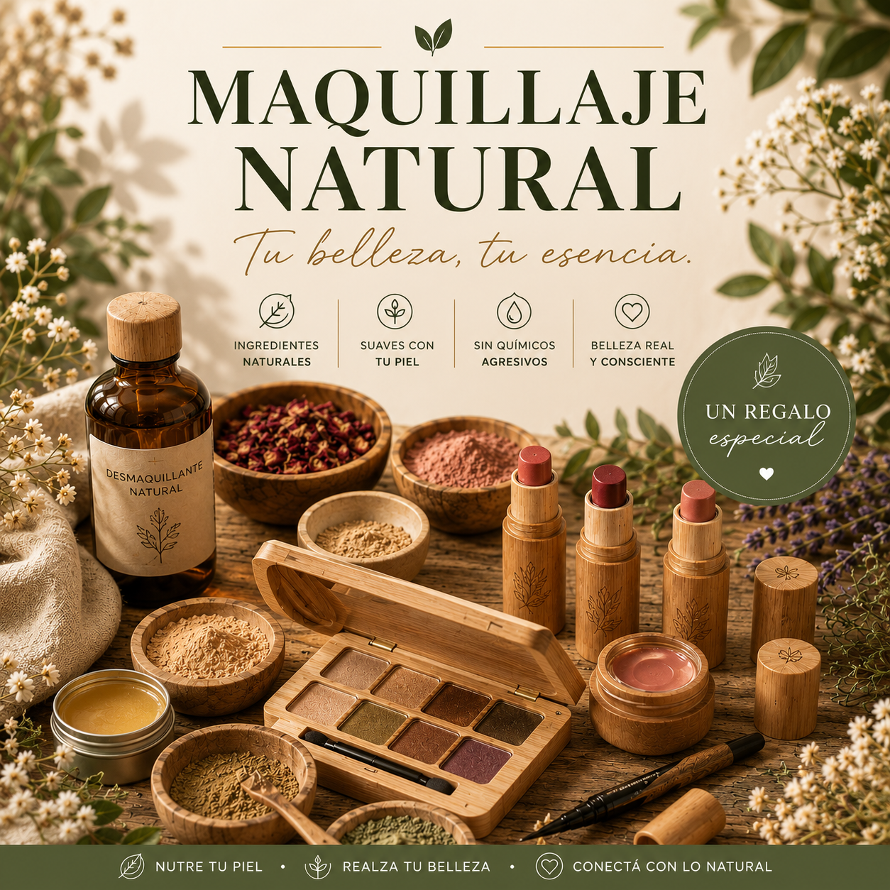 💄 Creá tu Maquillaje Natural + 🎁 Regalo especial